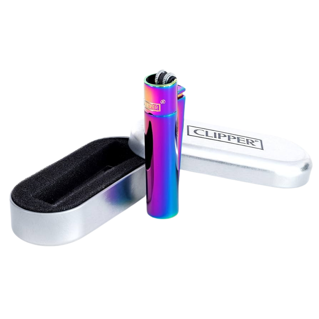 Metal Clipper Lighter + Tin Clipper